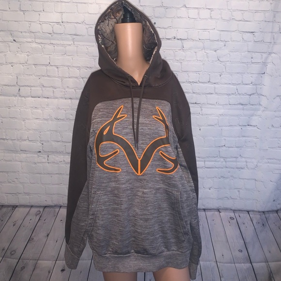 Realtree Other - RealTree Brown Camouflage Hoodie size M